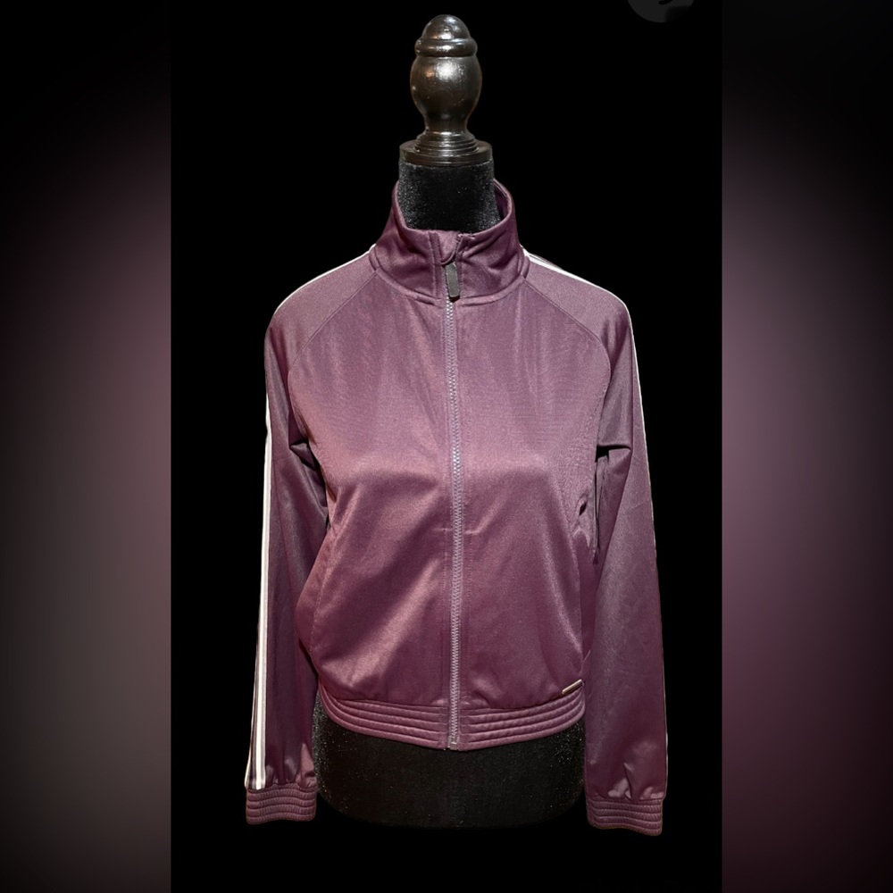Mondetta: Plum Purple Bomber Jacket - Picture 4 of 16